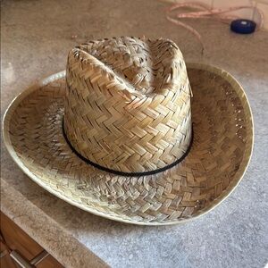 Woven Straw Cowboy Hat